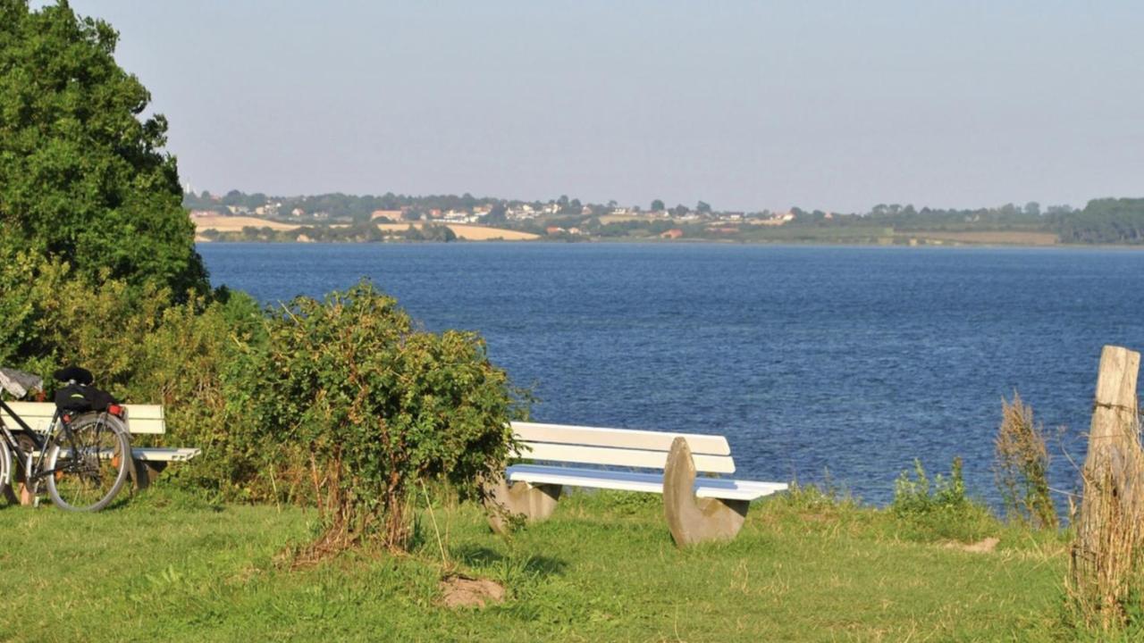 Strandblick Mit Strandkorb & Fahrraedern Glücksburg Kültér fotó